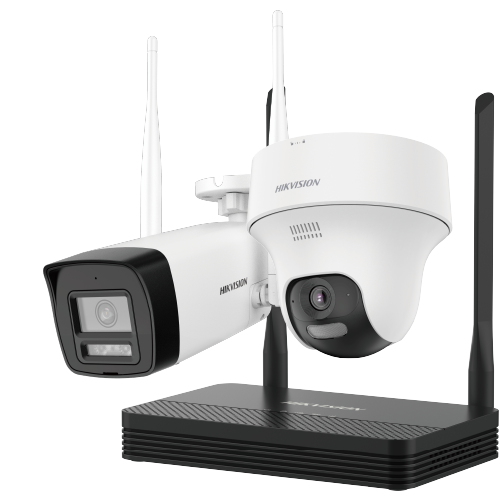 Cámara de Videovigilancia IP Hikvision DS-J142I/NKS424W02H – Seguridad Profesional en Red