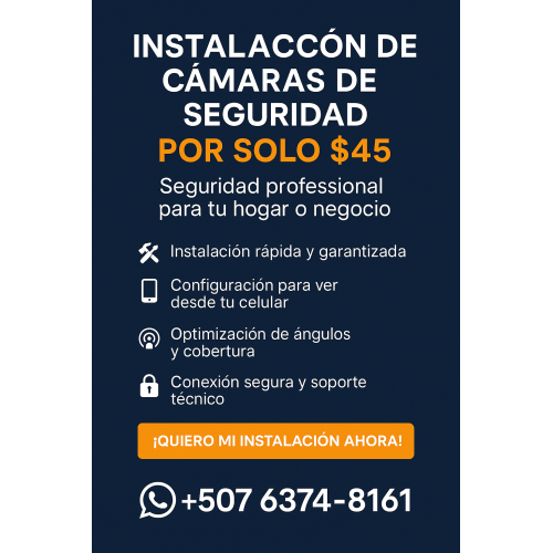 Instalación de Cámaras de Seguridad – Servicio Profesional