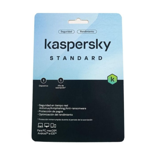 Kaspersky Standard – Licencia 1 Año / 1 Dispositivo
